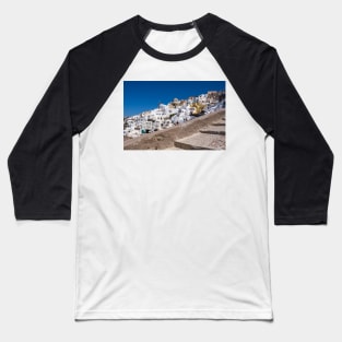 Steps to Ammoudi Bay. Baseball T-Shirt